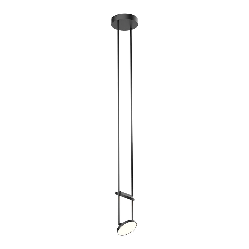 Novel 8-in Black LED Pendant by KUZCO