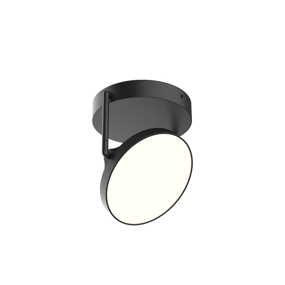 Novel 5-in Black LED Semi Flush Mount by KUZCO