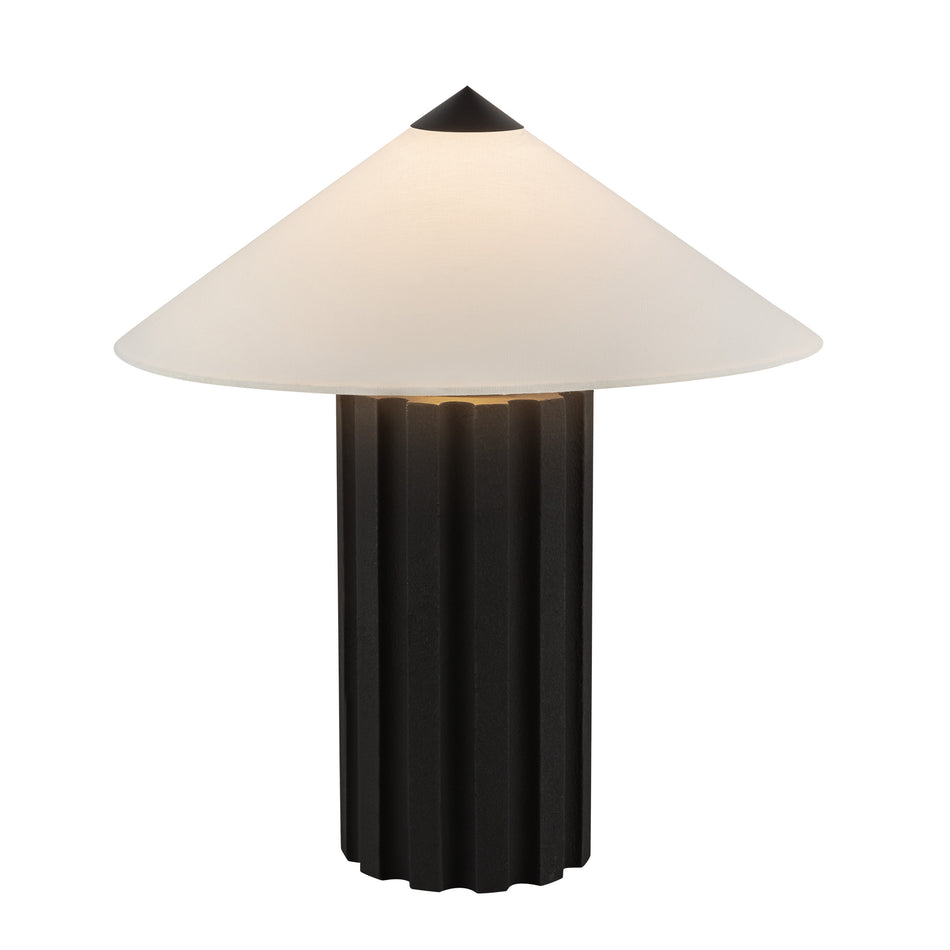 Ono 20-in Matte Black Socket Table Lamp by ALORA MOOD