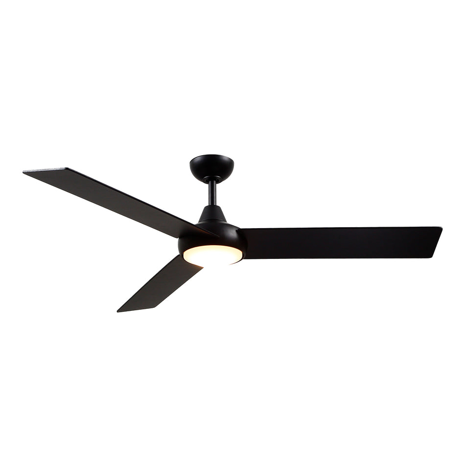 Owens 56-in Matte Black LED Fans by KUZCO