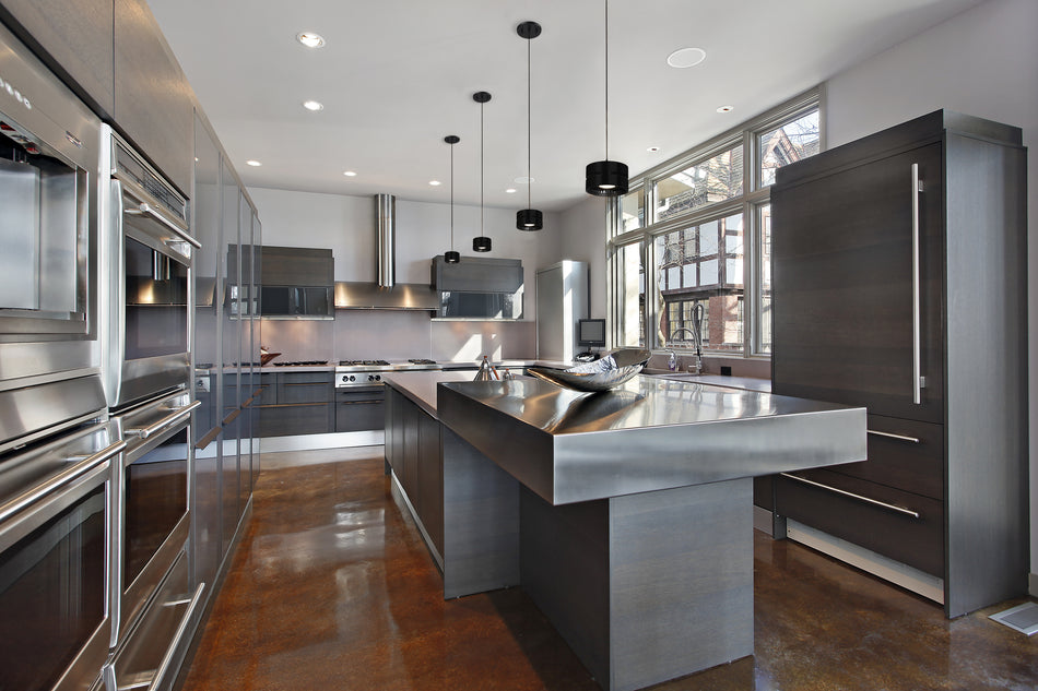 Oxford 5-in Black LED Pendant by KUZCO