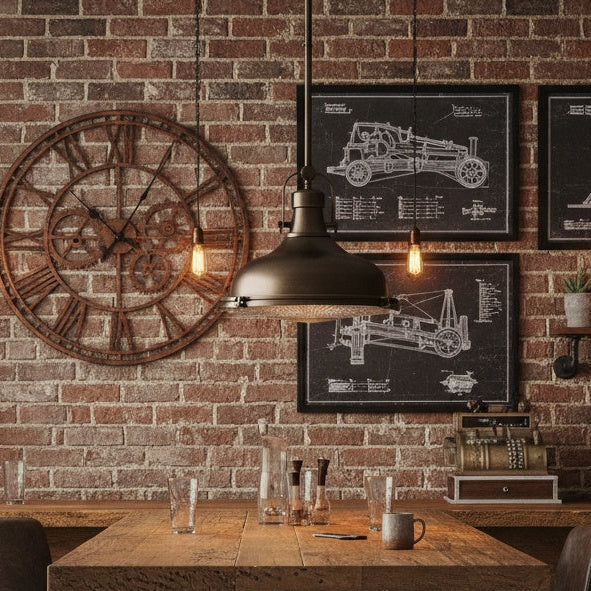 Industrial 16" 1 Light in Coastal style LED pendant by Progress