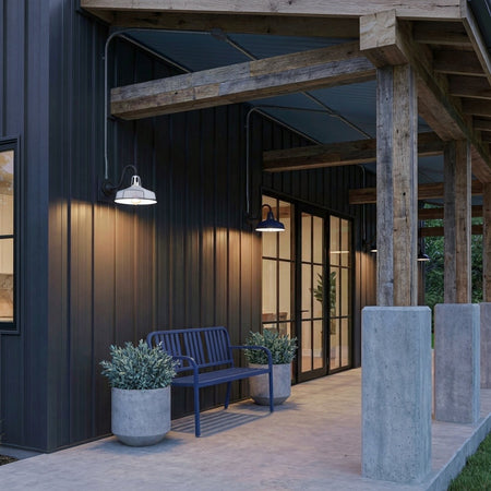 Cedar Springs metal outdoor lantern in white by Progress