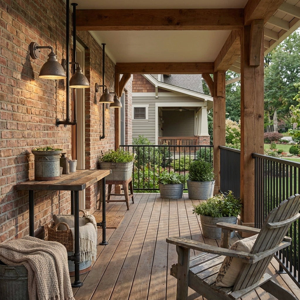 Englewood farmhouse inspired outdoor wall lantern by Progress