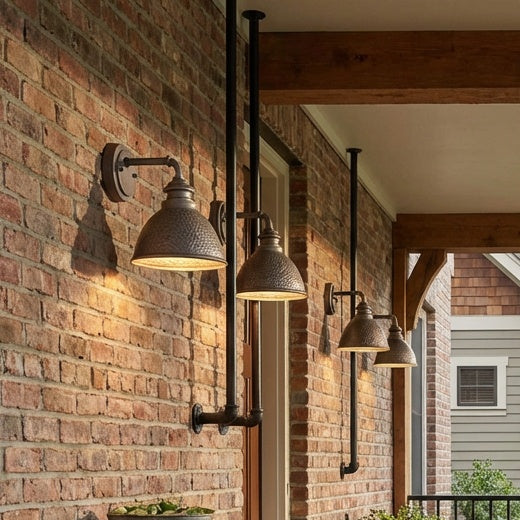 Englewood farmhouse inspired outdoor wall lantern by Progress