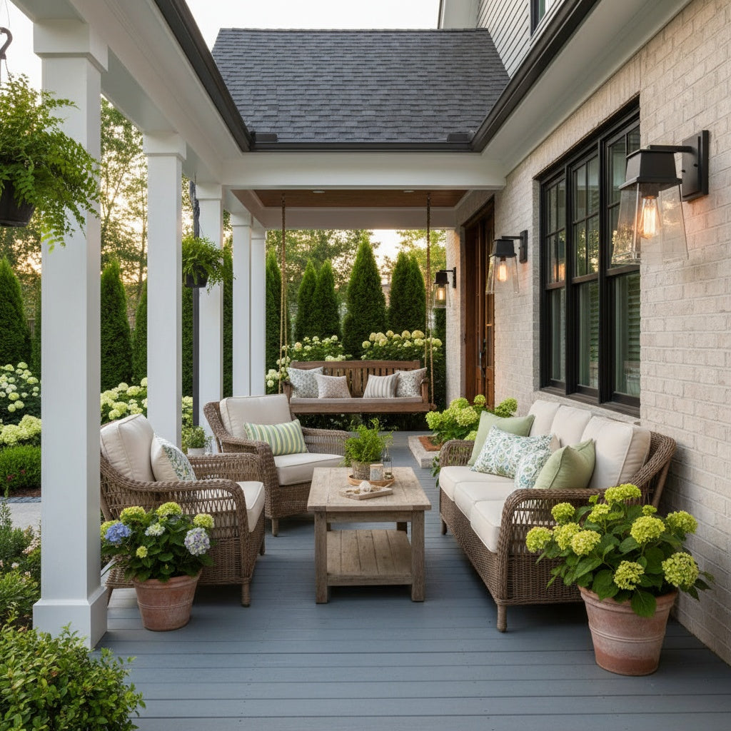 Greene Ridge Collection One-Light Medium Wall Lantern in Textured Black by Progress