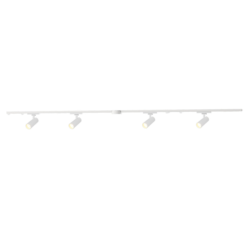 Paolo 81-in White dimmable LED Trilo Ceiling Kit