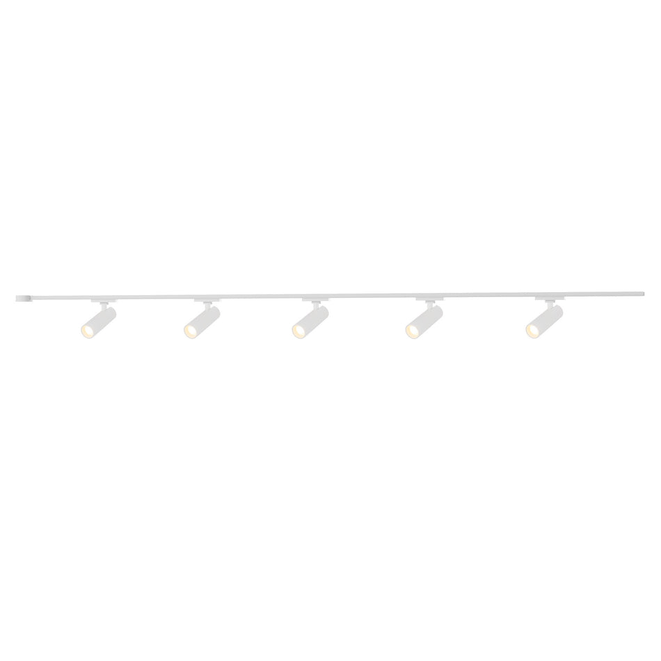 Paolo 81-in White dimmable LED Trilo Ceiling Kit