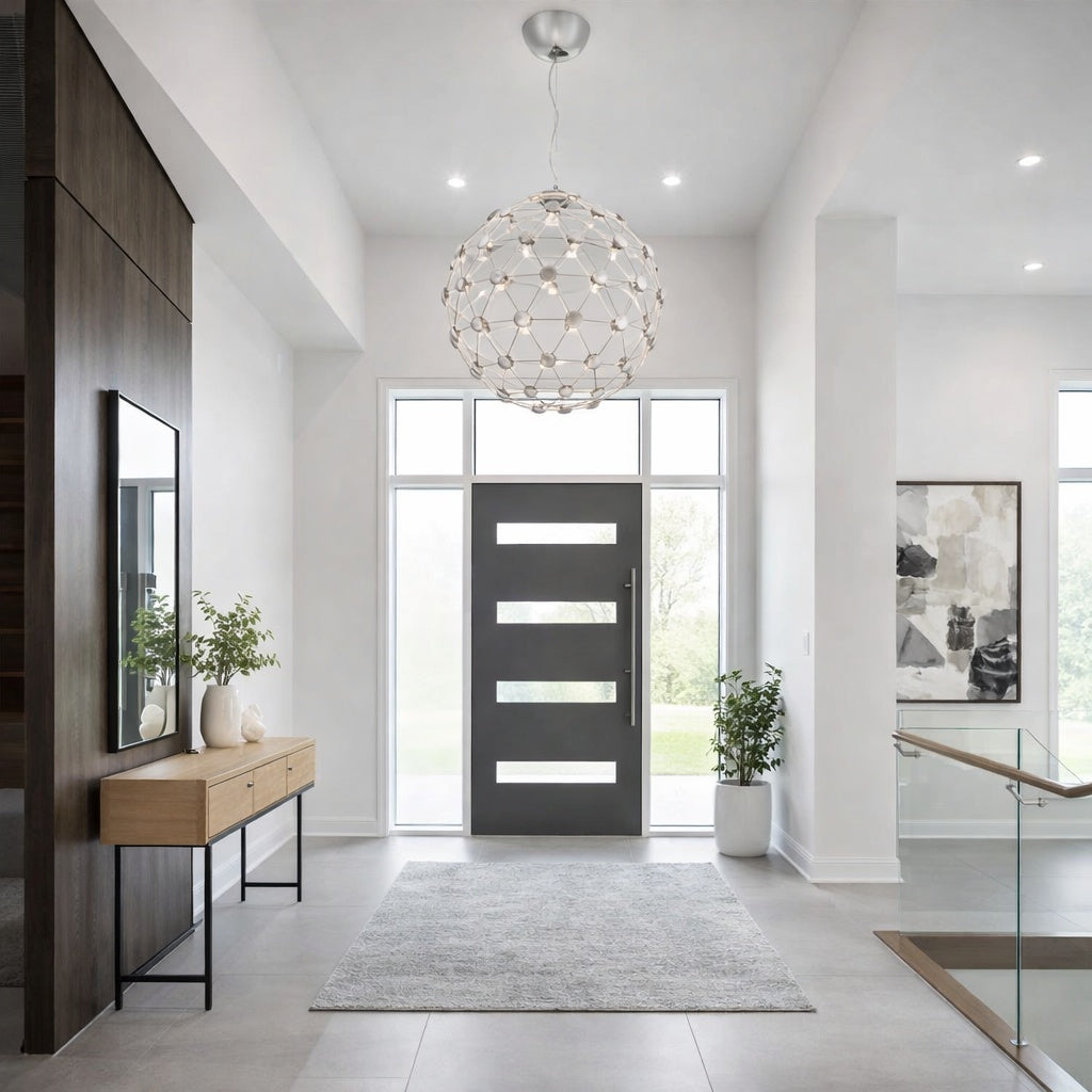 Platinum Collection, Zodiac Pendant in Polished Chrome by Quoizel