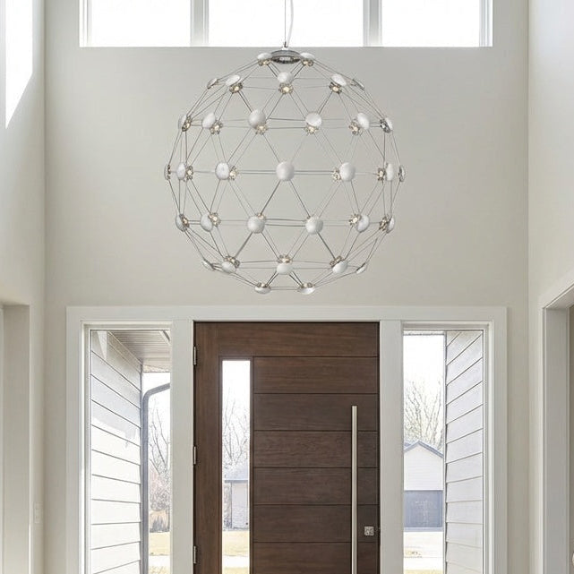 Platinum Collection, Zodiac Pendant in Polished Chrome by Quoizel