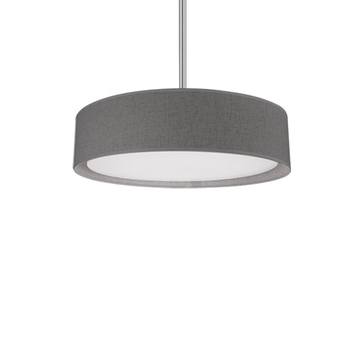Dalton 16-in Gray LED Pendant by KUZCO