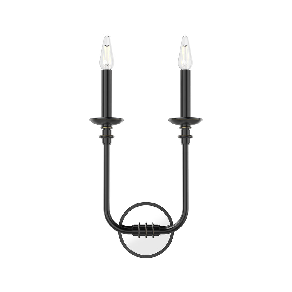 Peabody Urban Bronze 2 Lights Wall/Vanity by ALORA