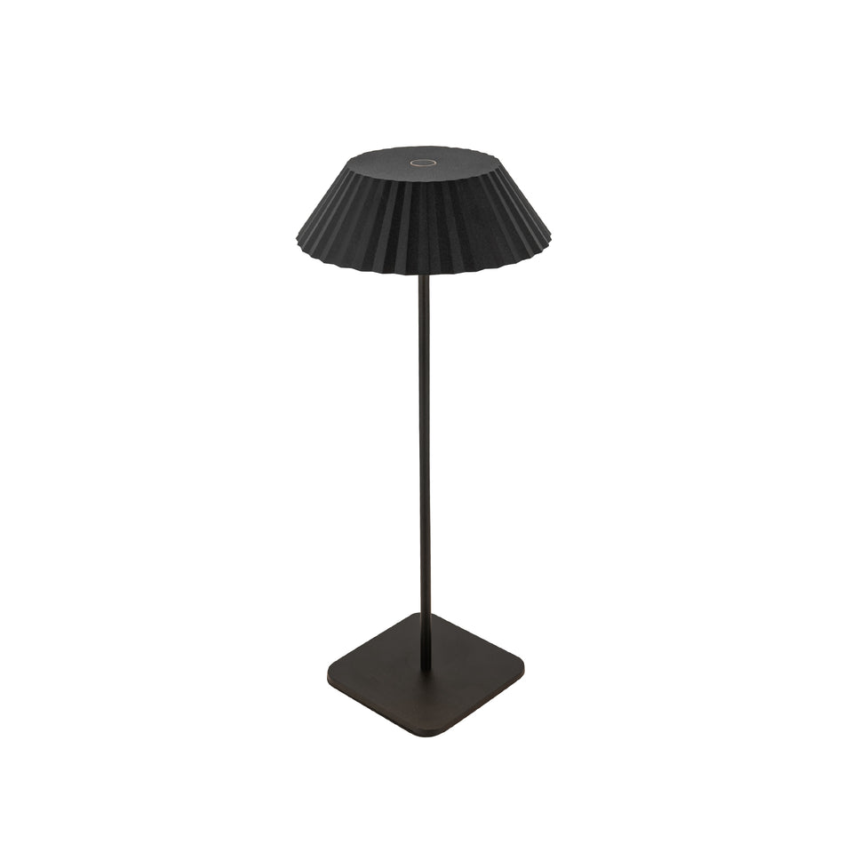 Pela 6-in Black LED Table Lamp by KUZCO