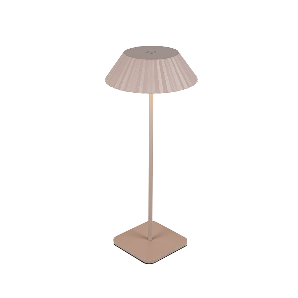 Pela 6-in Moonstone Gray LED Table Lamp by KUZCO