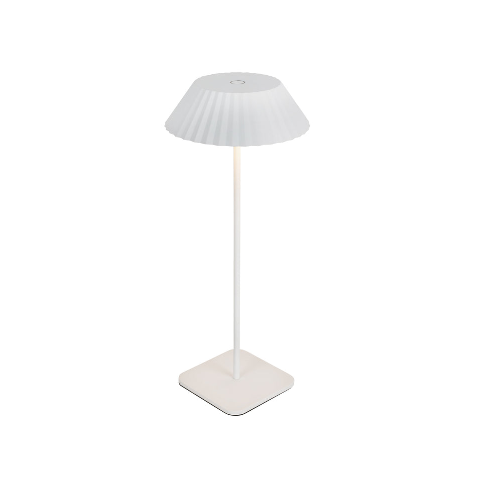 Pela 6-in White LED Table Lamp by KUZCO