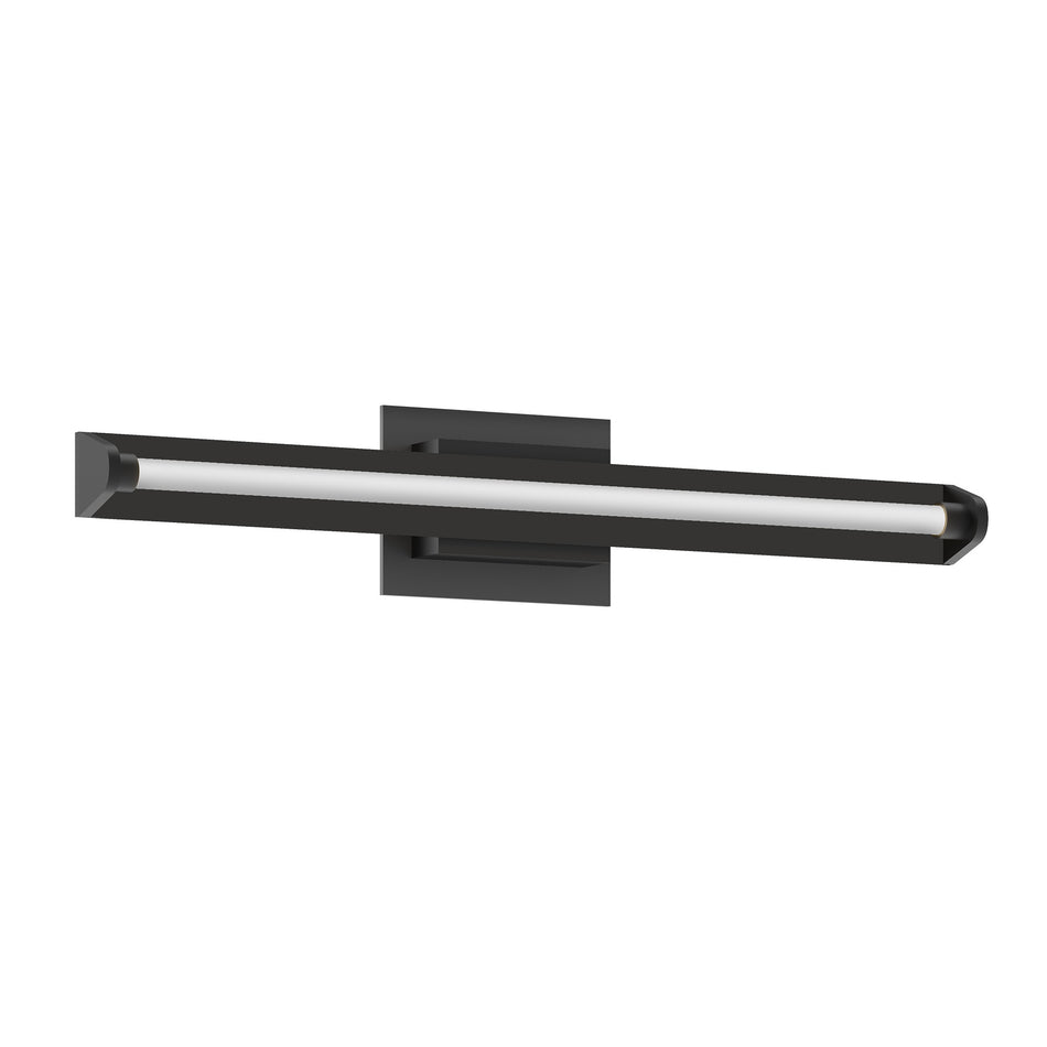 Plymouth 24-in Black LED Vanity by KUZCO