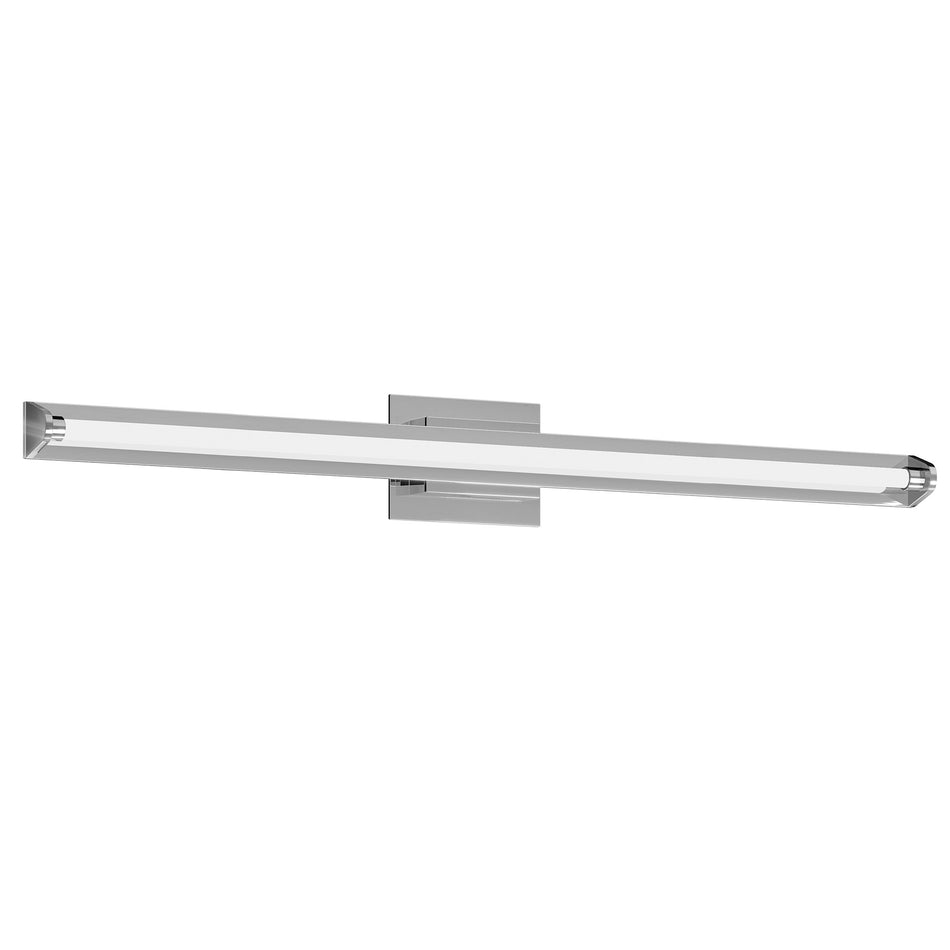 Plymouth 37-in Chrome LED Vanity by KUZCO