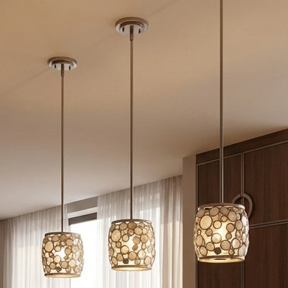Designer 1 light kitchen pendant from Fisher Collection by TransGlobe