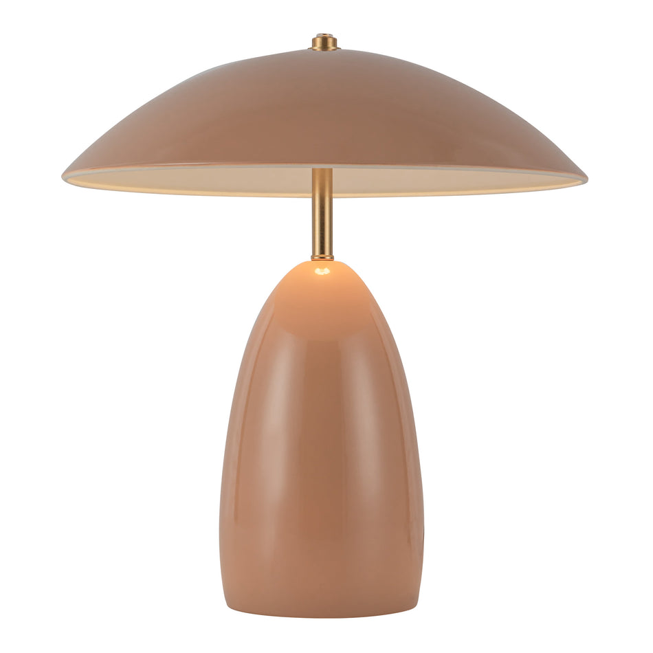 Poppy 12-in Peach LED Table Lamp by ALORA MOOD