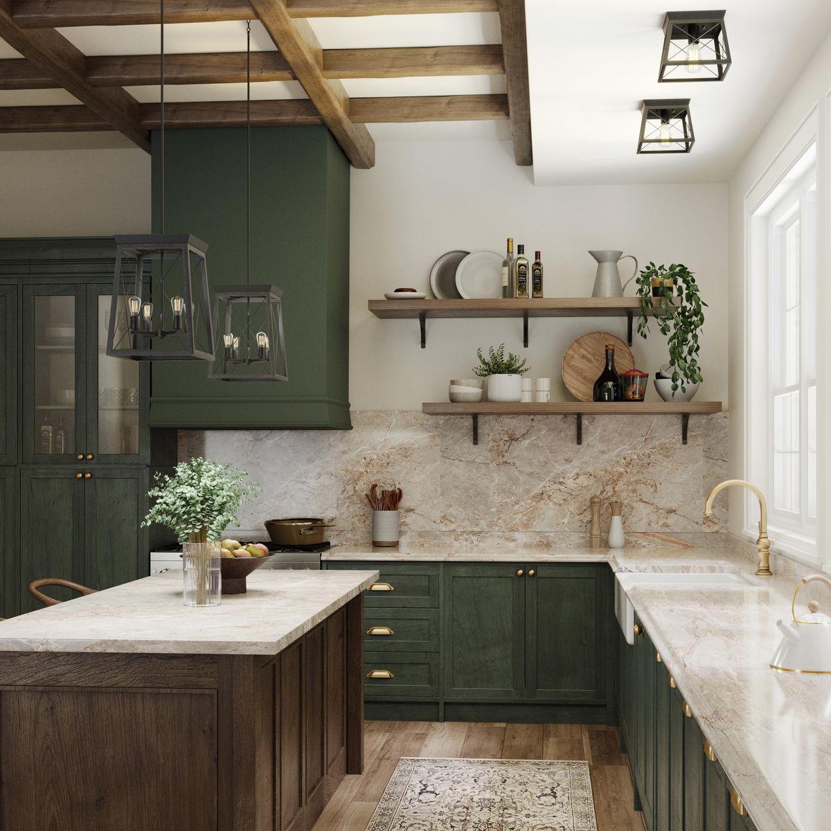 Briarwood Collection One-Light Flush Mount Ceiling Light in Graphite by Progress