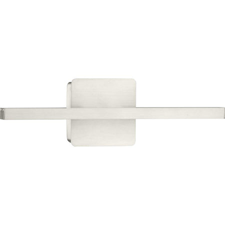 Phase 5 Collection 16 in. Brushed Nickel Slim Modern 3CCT Integrated LED Linear Vanity Light by Progress