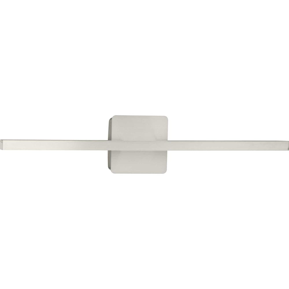 Phase 5 Collection 24 in. Brushed Nickel Slim Modern 3CCT Integrated LED Linear Vanity Light by Progress
