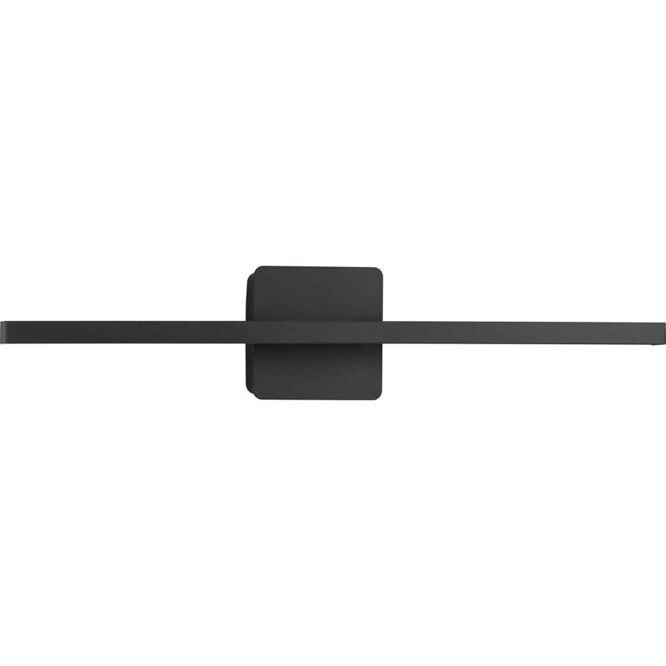 Phase 5 Collection 24 in. Black Slim Modern 3CCT Integrated LED Linear Vanity Light by Progress