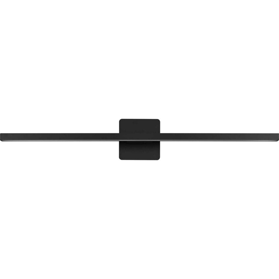 Phase 5 Collection 32 in. Black Slim Modern 3CCT Integrated LED Linear Vanity Light by Progress