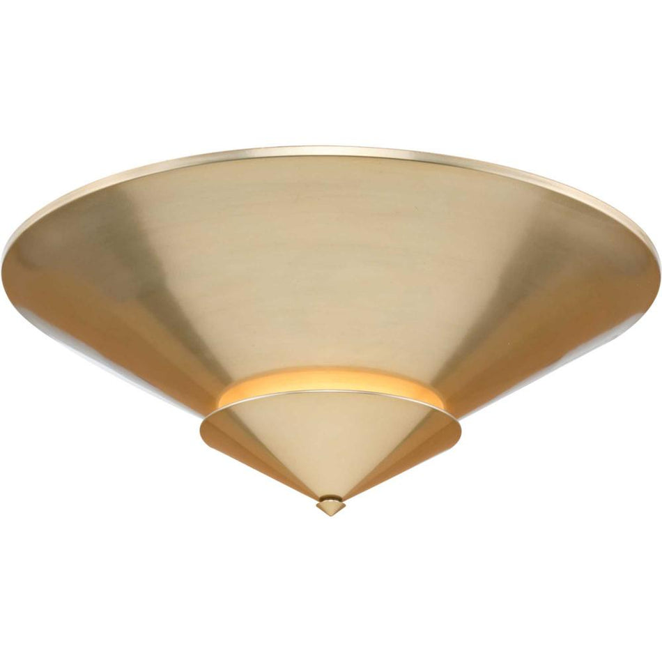Pinellas Collection 25 in. Four-Light Soft Gold Contemporary Flush Mount by Progress