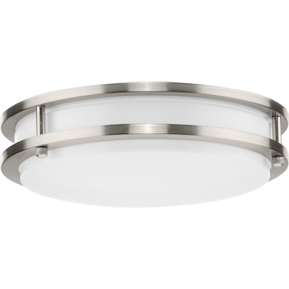 Abide Collection 5-CCT Integrated LED Brushed Nickel Contemporary 10.24" Small Flush Mount Light by Progress