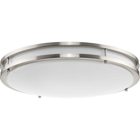 Abide Collection 5-CCT Integrated LED Brushed Nickel Contemporary 17.7" Large Flush Mount Light by Progress