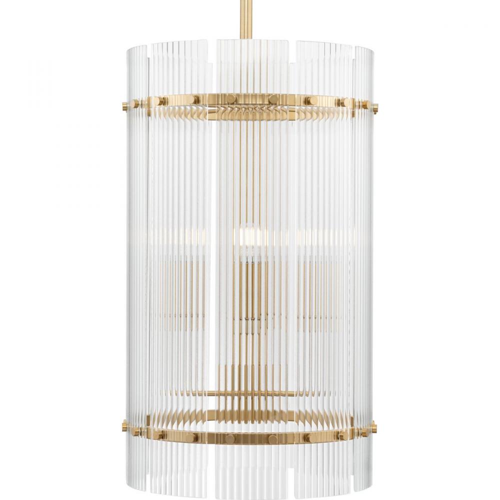 Seville Collection 4-Light Soft Gold Contemporary Foyer Light by Progress
