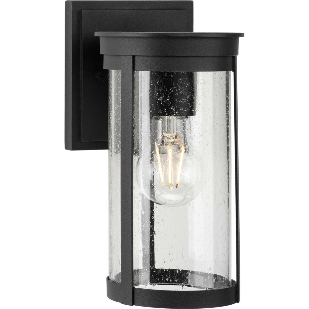 Belden Collection One-Light Black Medium Modern Farmhouse Medium Outdoor Wall Lantern by Progress