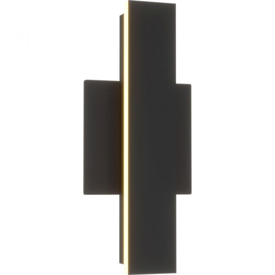 Z-2040 Collection LED Matte Black Contemporary Small Outdoor Wall Light by Progress