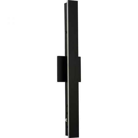 Z-2040 Collection LED Matte Black Contemporary Medium Outdoor Wall Light by Progress