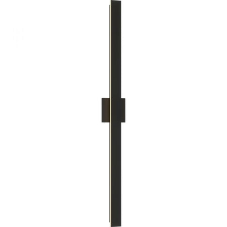 Z-2040 Collection LED Matte Black Contemporary Large Outdoor Wall Light by Progress