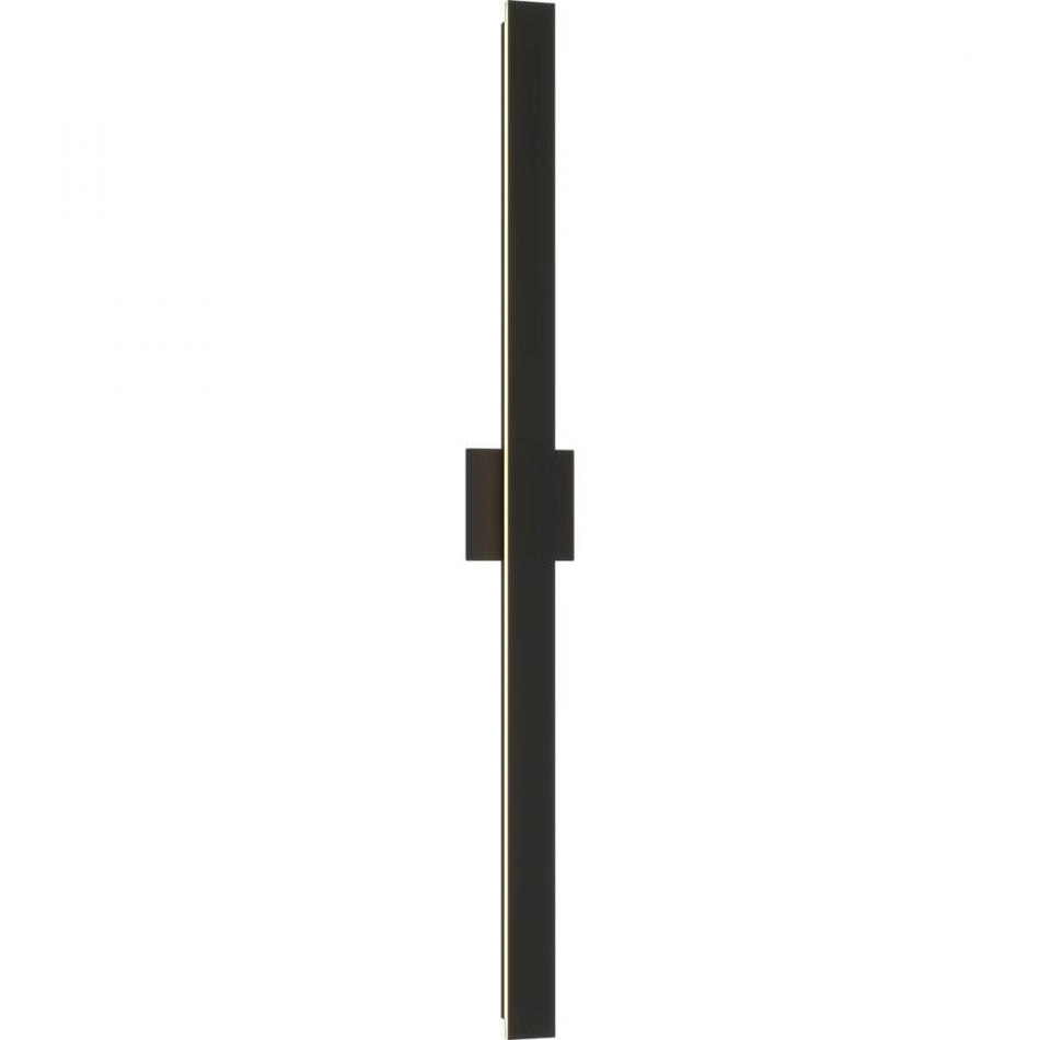 Z-2040 Collection LED Matte Black Contemporary Large Outdoor Wall Light by Progress