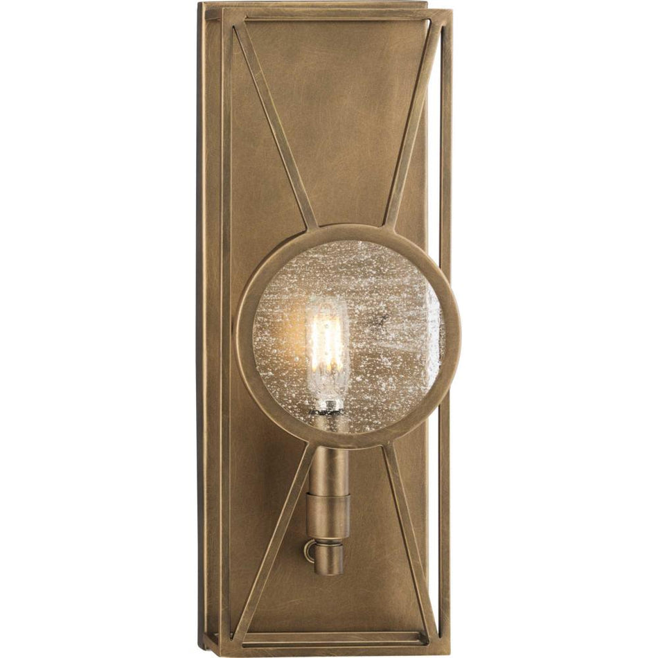 Cumberland Collection One-Light Aged Bronze Modern Farmhouse Wall Sconce by Progress
