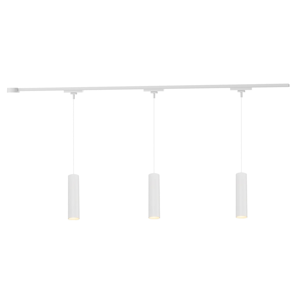 Remuda 81-in White dimmable LED Trilo Ceiling Kit