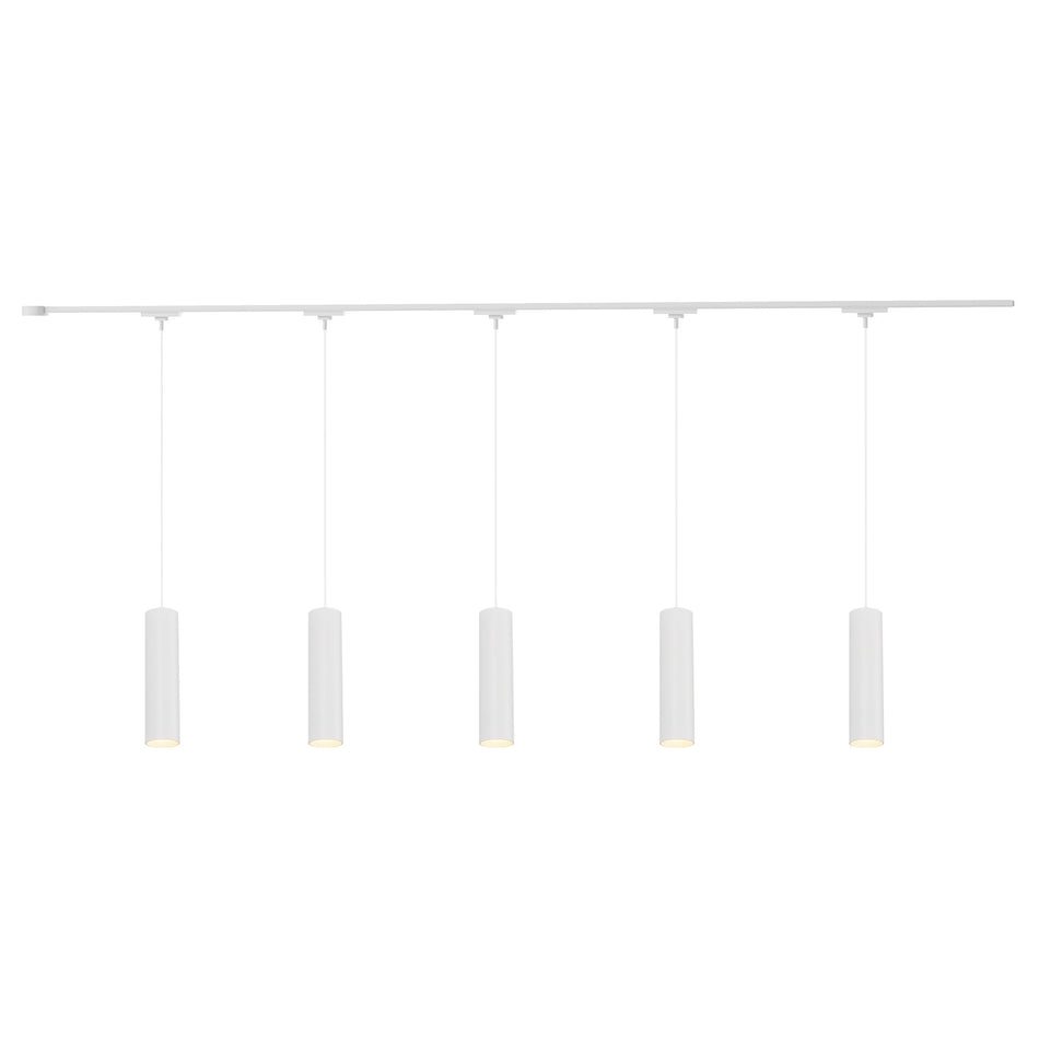 Remuda 81-in White dimmable LED Trilo Ceiling Kit