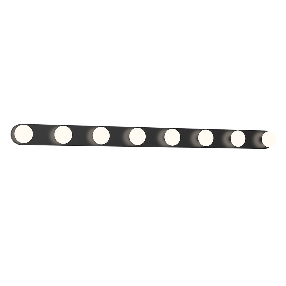 Rezz 36-in Black LED Vanity by KUZCO