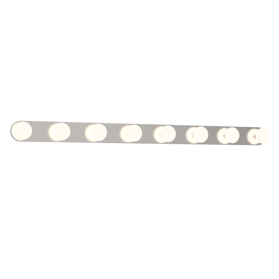 Rezz 36-in Brushed Nickel LED Vanity by KUZCO