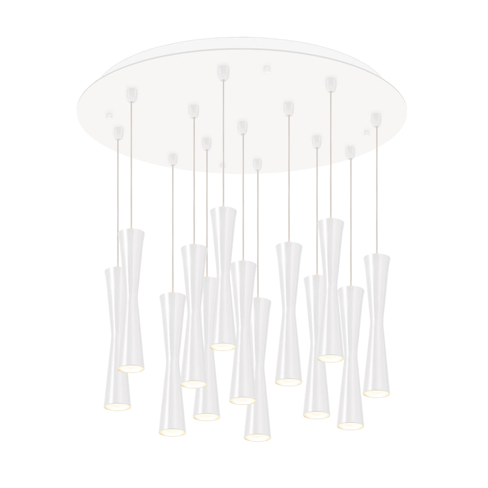 Robson 24-in White 13-Light Multi Pendant