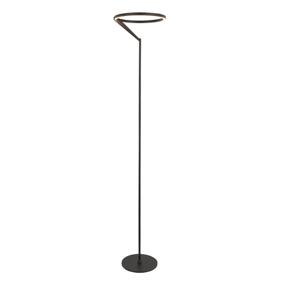 Roda 13-in Black LED Floor Lamp by KUZCO