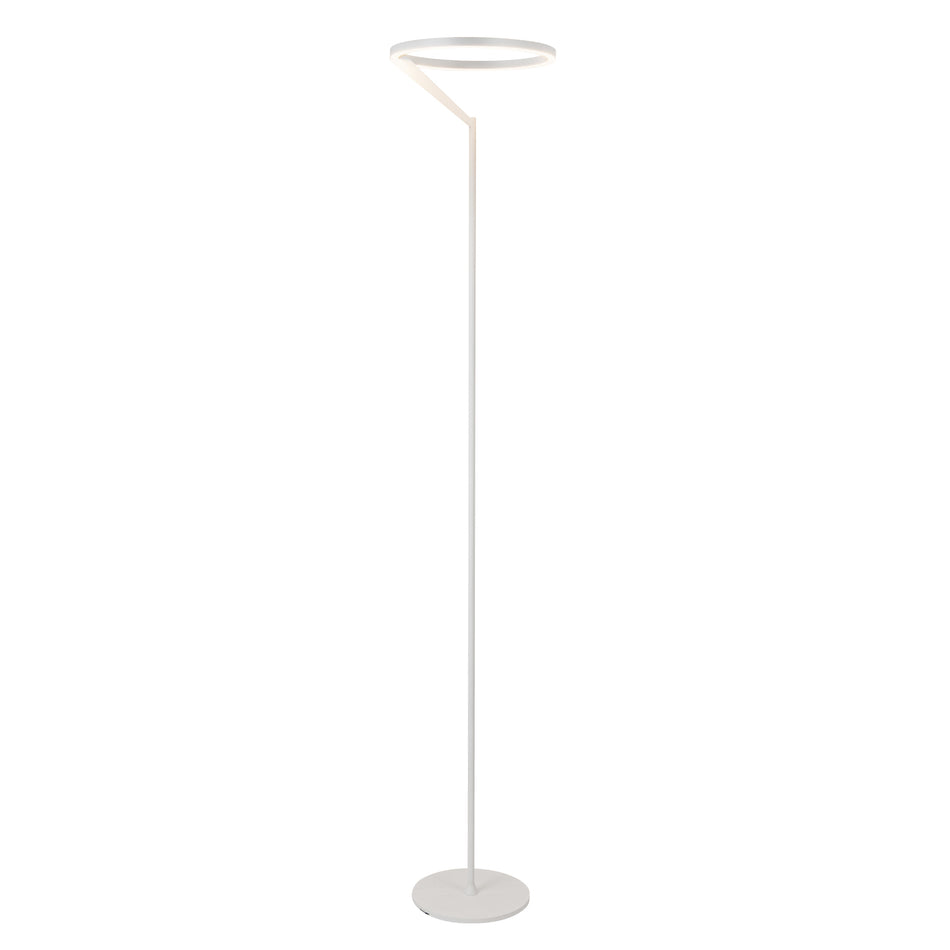 Roda 13-in White LED Floor Lamp by KUZCO