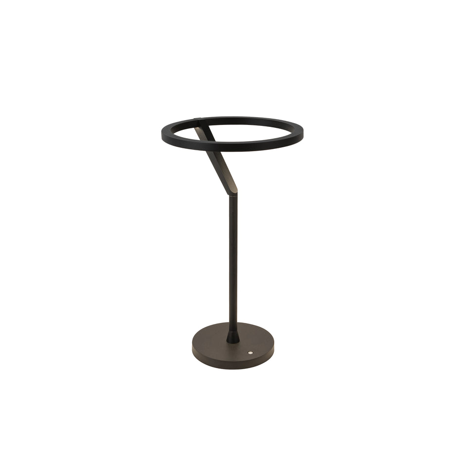 Roda 8-in Black LED Table Lamp by KUZCO
