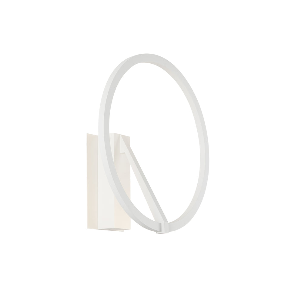 Roda 13-in White LED Wall Sconce by KUZCO