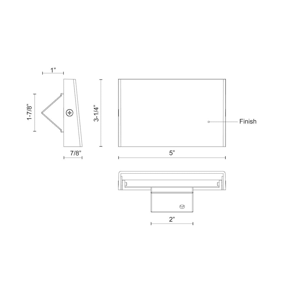 Roto 3-in White LED by KUZCO
