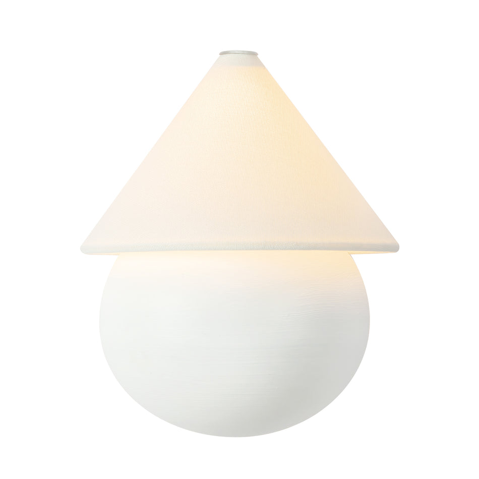 Rowan 9-in White dimmable LED Wall Sconce