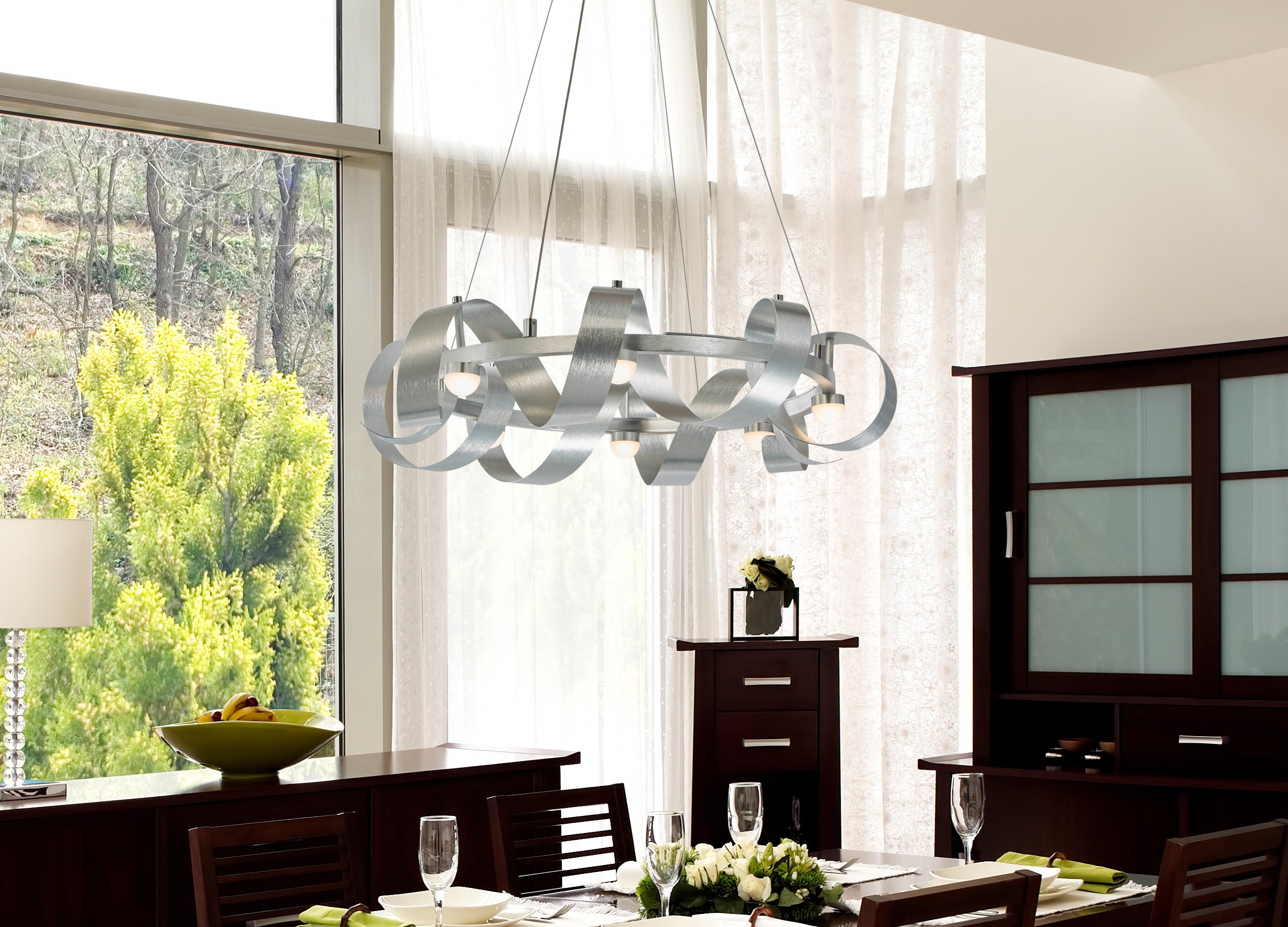 Rolling Hills 8-Light Chandelier